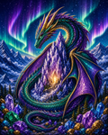 Dragon Crystal Peak Diamond Painting Kit