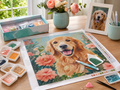 Custom photo diamond painting kit with AB and Fairy Dust drills